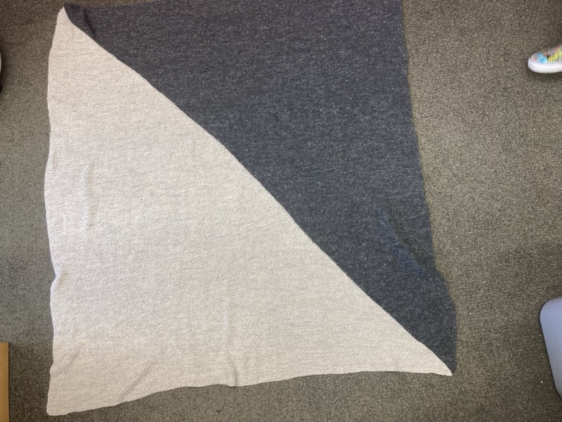 Half and Half Triangle Wrap