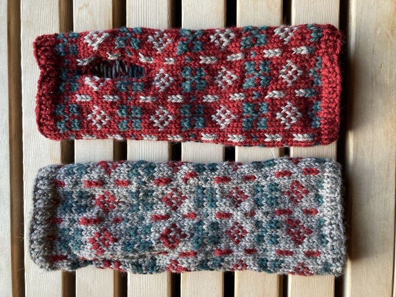 Learn colorwork #4 - Ingrid Fingerless Mitts
