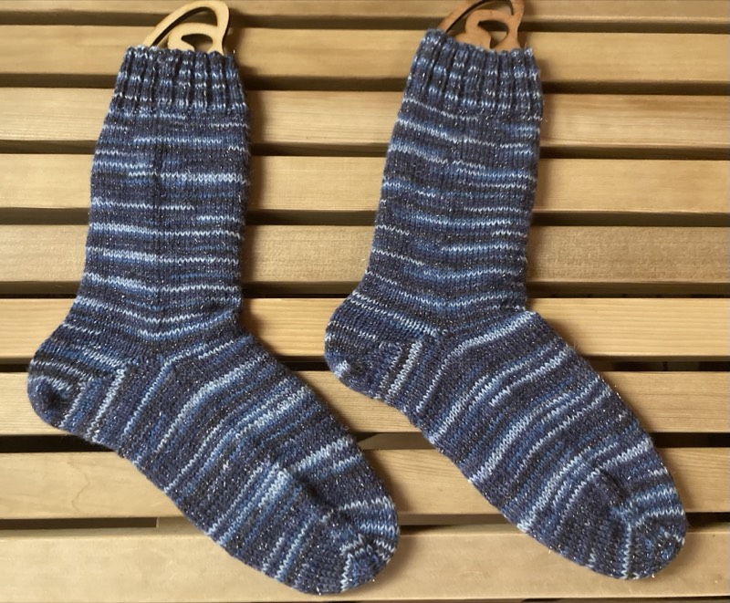 Soxploration Shadow Wrap Silent Night Socks