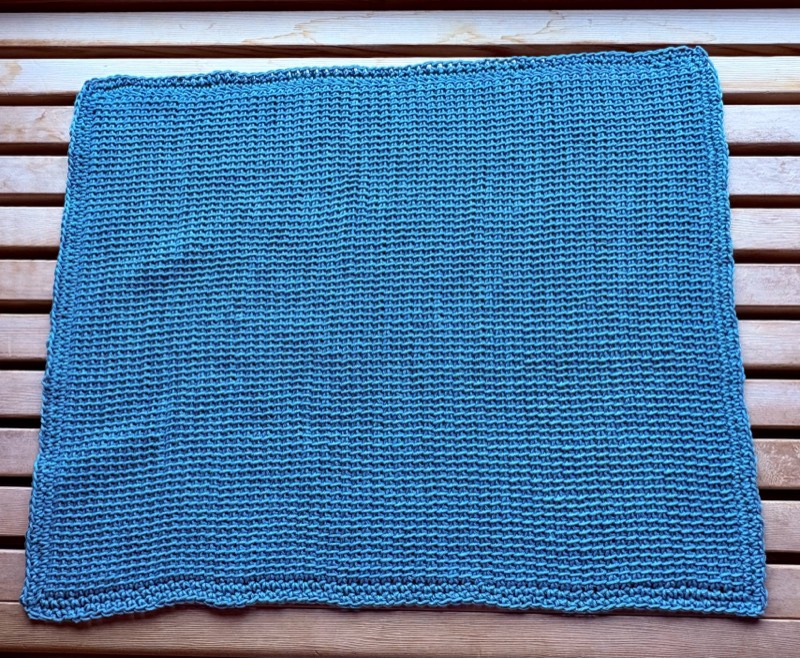 Tunisian Crochet Dishcloth