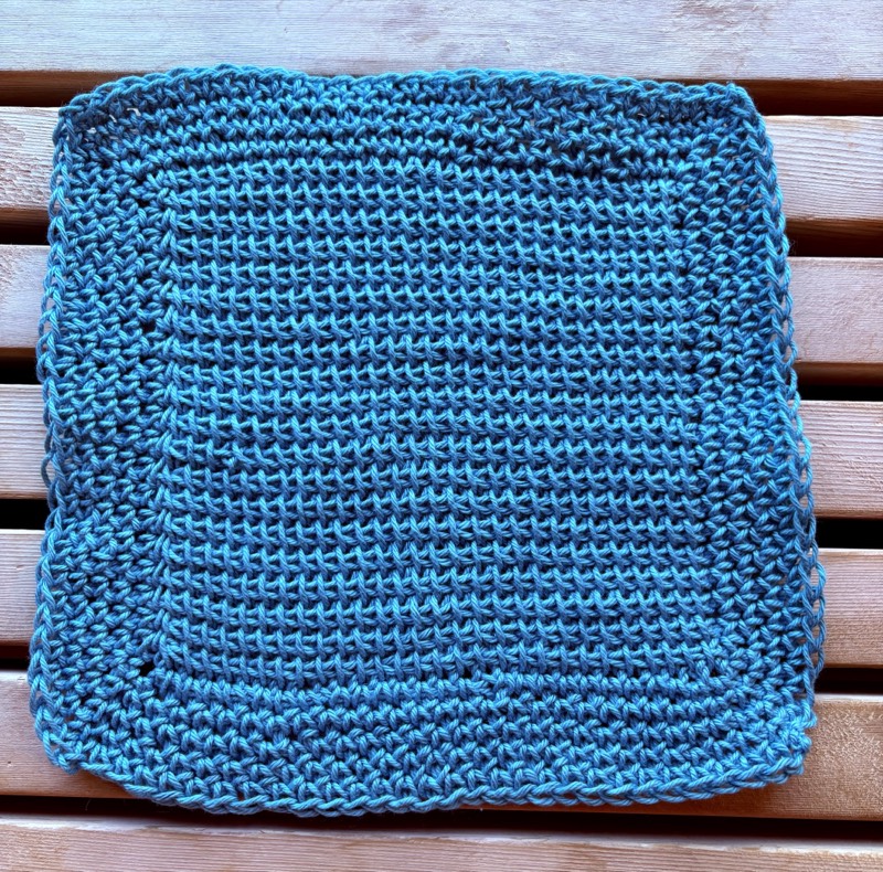 Tunisian Washcloth #6