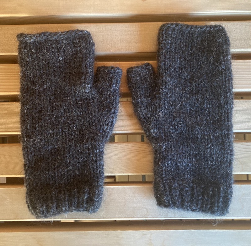 World's Simplest Mittens - Fingerless Mitts